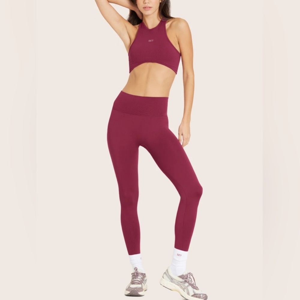 Set Active Berry Sculpt Flex Set - Bra and Leggings